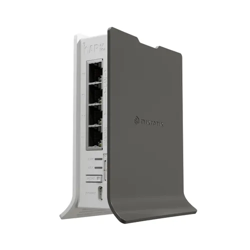 MikroTik hAP ax lite LTE6 | Roteador LTE | L41G-2axD&FG621-EA, AX600, Wi-Fi6, LTE, 4x RJ45 1Gb/s 0