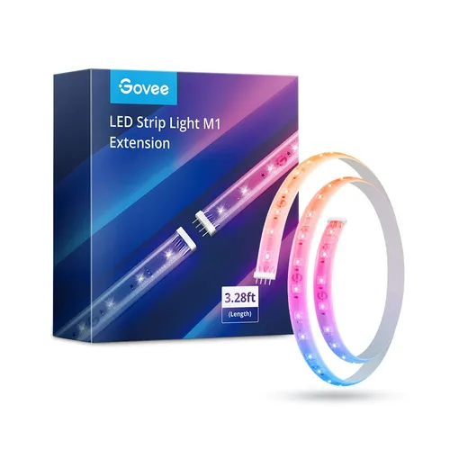 Govee H100E LED Strip Light M1 Extension 1m | LED şerit uzatması | RGBIC, Matter uyumlu Długość100cm