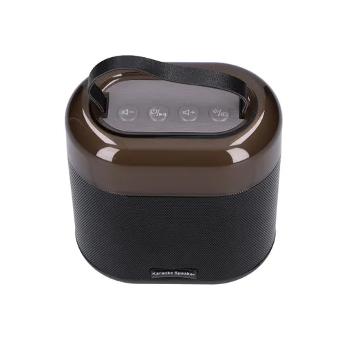 Karaoke set Extralink Kids LED reproduktor 1x microfon černý, Bluetooth, AUX, slot pro micro SD karty, RGB osvětlení 3