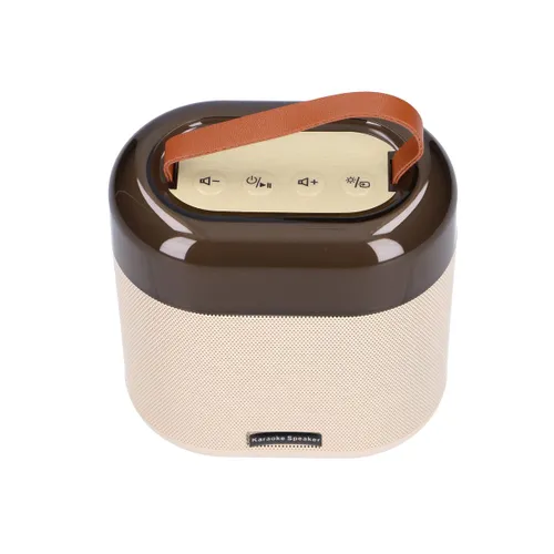 EXTRALINK KIDS KARAOKE LED SPEAKER 2 MICROPHONES WHITE 5