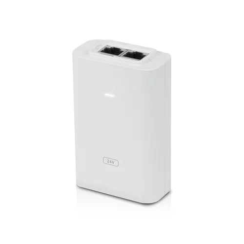 Ubiquiti POE-24-24W-G-WH | Zdroj napájení PoE | 24V, 1A, 24W, Gigabit Częstotliwość adaptera AC47 - 63