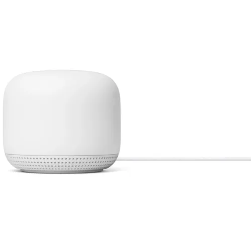 Google Nest Wi-Fi Router + Point | Mesh Wi-Fi System | 2x 1000Mb/s, 5GHz, WPA3, Google Assistant Częstotliwość Wi-FiDual-band (2.4 GHz/5 GHz)