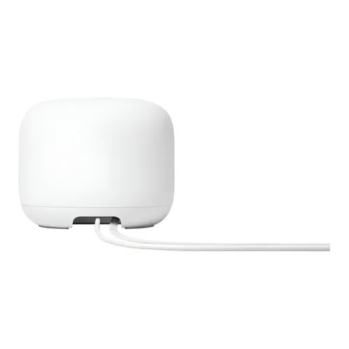 Google Nest Wi-Fi Router + Point | Mesh Wi-Fi System | 2x 1000Mb/s, 5GHz, WPA3, Google Assistant Gniazdko wyjścia DCTak