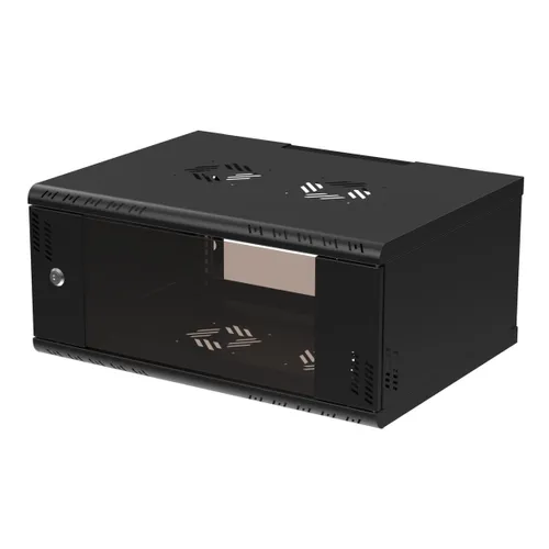 Extralink Premium 4U 600x450 Black | Rack cabinet | tool-free mounting, wall-mounted 2
