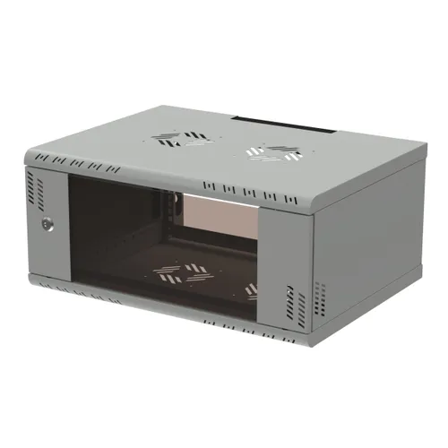 Extralink Premium 4U 600x450 Šedá | Racková skříň | Beznástrojová montáž, montáž na stěnu 2