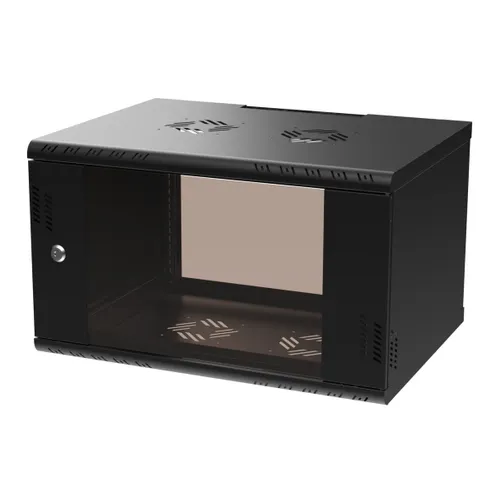 Extralink Premium 6U 600x450 Black | Rack cabinet | tool-free mounting, wall-mounted 2
