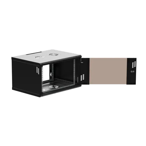 Extralink Premium 6U 600x450 Black | Rack cabinet | tool-free mounting, wall-mounted 3