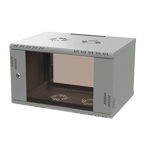 Extralink Premium 6U 600x450 Grau | Rackmount-Schrank | Werkzeuglose Montage, Wandbefestigung 2