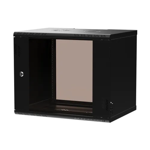 Extralink Premium 9U 600x450 Black | Rack cabinet | tool-free mounting, wall-mounted 2