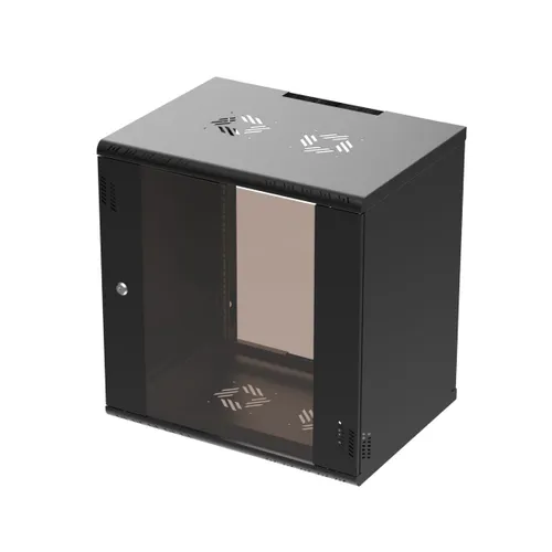 Extralink Premium 12U 600x450 Black | Rack cabinet | tool-free mounting, wall-mounted 2
