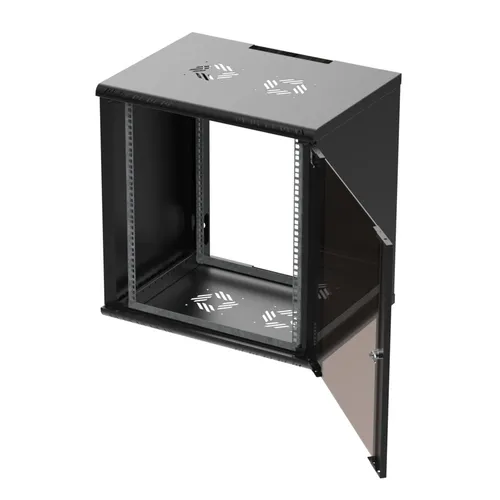 Extralink Premium 12U 600x450 Black | Rack cabinet | tool-free mounting, wall-mounted 3