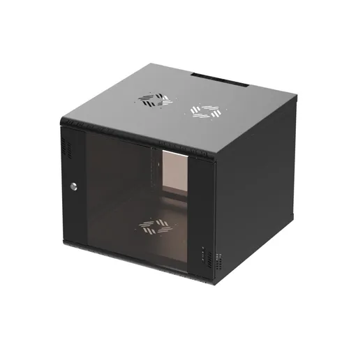 Extralink Premium 9U 600x600 Black | Rack cabinet | tool-free mounting, wall-mounted 1