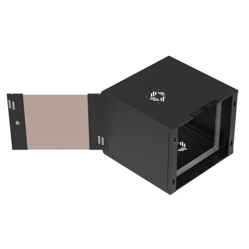 Extralink Premium 9U 600x600 Black | Rack cabinet | tool-free mounting, wall-mounted 4