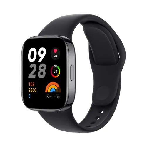 Xiaomi Redmi Watch 3 Preto | Smartband | Bluetooth 5.2, 5ATM, 1.75" AkcelerometrTak