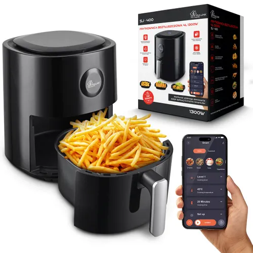 Extralink Smart Life Air Fryer SJ-400 4L EU | Frytkownica | 1300W 0