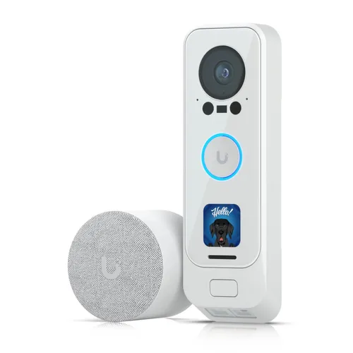 Ubiquiti UVC-G4 Doorbell Pro PoE Kit | Zestaw wideodomofon + gong | Biały 0