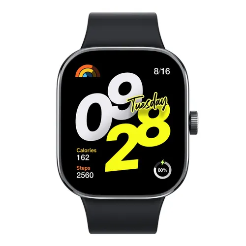 Xiaomi Redmi Watch 4 Black | Smartband | Bluetooth 5.3, 5ATM, 1.97" BluetoothTak