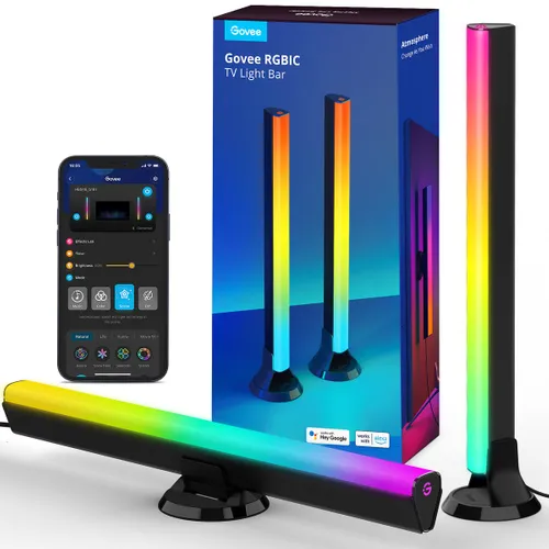 Govee H6046 TV Light Bars | Oświetlenie LED | RGBIC, 2.4GHz Wi-Fi, Bluetooth 0