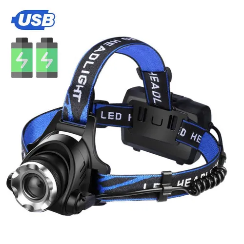 Extralink EFL-057 Loki | Latarka czołowa LED | Ładowanie USB 0