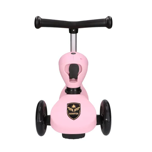 Patinete Extralink Kids Scooter Boss Ride Rosa - Bicicleta de equilibrio para ninos 2