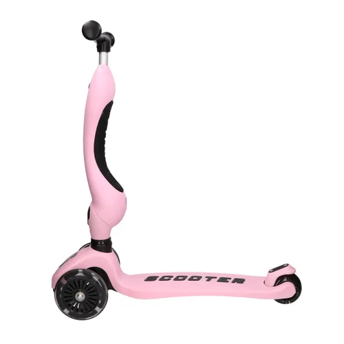 Patinete Extralink Kids Scooter Boss Ride Rosa - Bicicleta de equilibrio para ninos 5