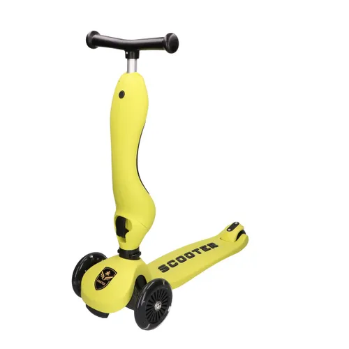 Extralink Kids Scooter Boss Ride Žlutá - Dětský Koloběžka a Odrazový Kolo 0