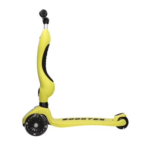 Extralink Kids Scooter Boss Ride Żółty | Hulajnoga, rowerek biegowy dla dzieci | 5