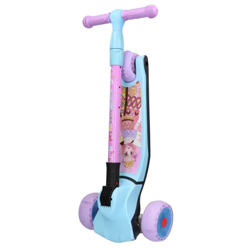 Patinete para ninos Extralink Kids Scooter Dumbo Cruiser Rosa 5