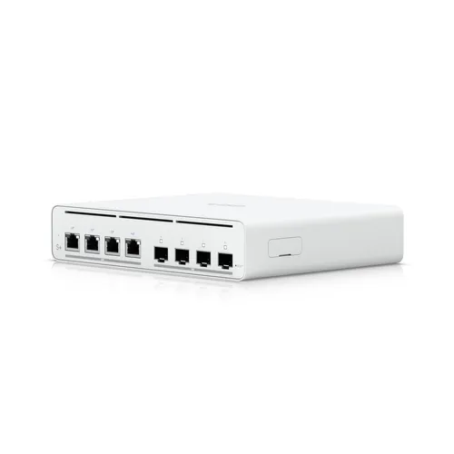 Ubiquiti UISP-S-Plus EU | Switch | 4x 2.5 GbE RJ45 Passive PoE, 4x SFP+, 160 W, Power TransPort CertyfikatyCE, FCC, IC