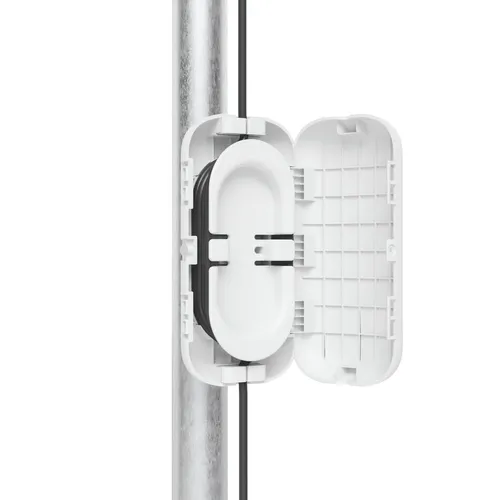 Ubiquiti UACC-Fiber-SR-Kit | Caja exterior para organización y descarga de cables de fibra óptica | 189x95x48mm Głębokość produktu48