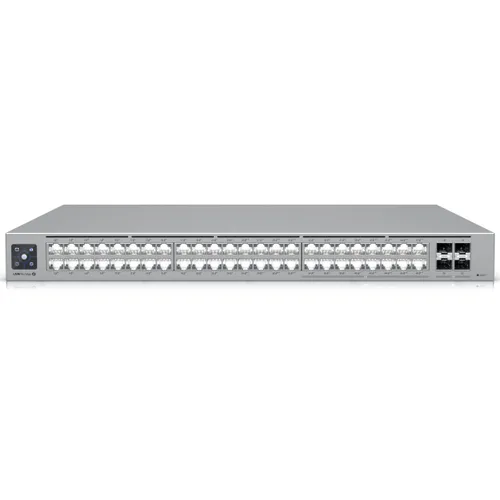 Ubiquiti USW-Pro-Max-48-PoE | Switch | Etherlighting, 16x RJ45 2.5Gbps, 32x RJ45 1000Mbps, 4x SFP+, L3, 720W PoE Całkowita Power over Ethernet (PoE) budżetu720