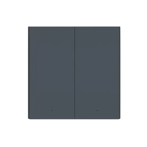 Aqara Smart Wall Switch H1 Gris | Interruptor de pared | Doble, sin neutro, Zigbee 3.0, EU, WS-EUK02-G 3