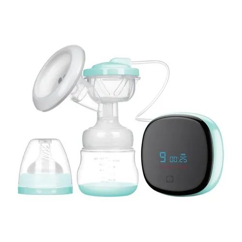 Extralink Smart Life R-38 | Electronic breast pump | with bottle, white and blue 0