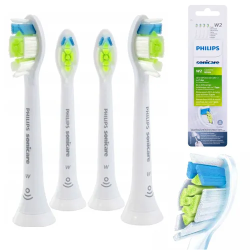 Philips Sonicare | toothbrush tips | HX6064/10 4x Główki szczoteczki w zestawie4