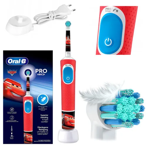 Oral-B Vitality Pro 103 Cars | Electric toothbrush | Baza w zestawieTak