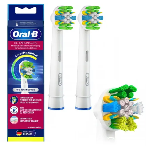 ORAL-B FLOSS ACTION 2-PACK KOŃCÓWKI DO SZCZOTECZKI ELEKTRYCZNEJ Długość skrzyni głównej (zewnętrznej)149