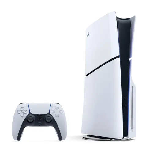 Sony PlayStation 5 Slim, Blu-Ray sürücüsüyle | Oyun konsolu | 1 TB disk, 1x Dual Sense pad 0