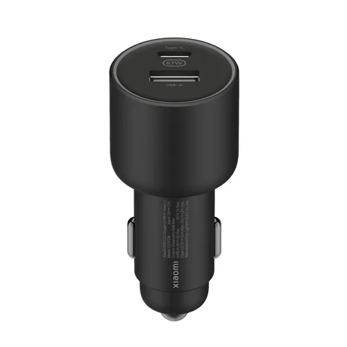 Xiaomi 67W Car Charger (USB-A + Type-C) | Car charger | Ilość portów USB typu C1