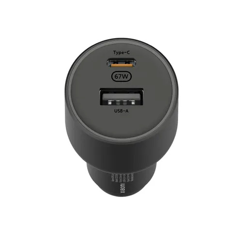 Xiaomi 67W Car Charger (USB-A + Type-C) | Car charger | Kolor produktuCzarny