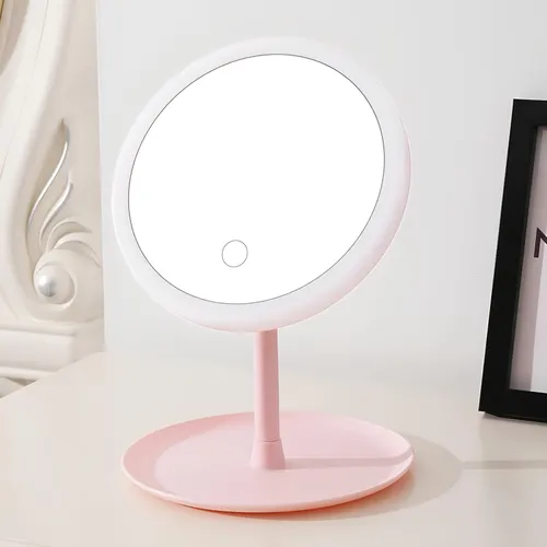 EXTRALINK LIFESTYLE LUSTERKO KOSMETYCZNE LED TABLE COSMETIC MIRROR WITH LED 2
