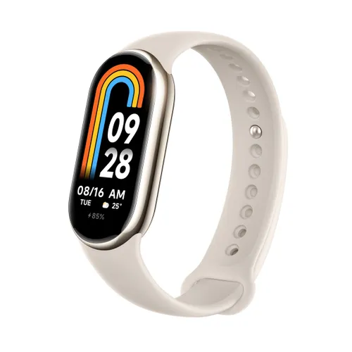 Xiaomi Smart Band 8 Graphite Gold | Smartband | Bluetooth 5.1, 190mAh, 1.62", 5 ATM, accelerometer, gyroscope, PPG sensor Długość przekątnej ekranu4,11