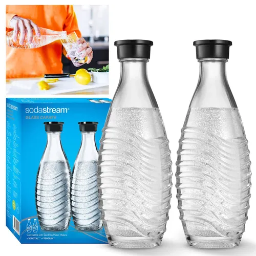Sodastream 2-pack | Glass bottles | for the Sodastream carbonator 0