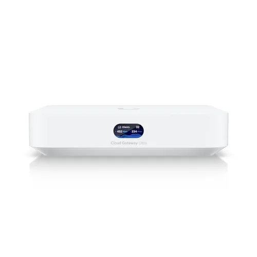 Ubiquiti UCG-Ultra EU | UniFi Cloud Gateway | 4x GbE RJ45 LAN, 1x 1/2.5GbE RJ45 WAN, USB-C, Bluetooth CertyfikatyCE, FCC, IC