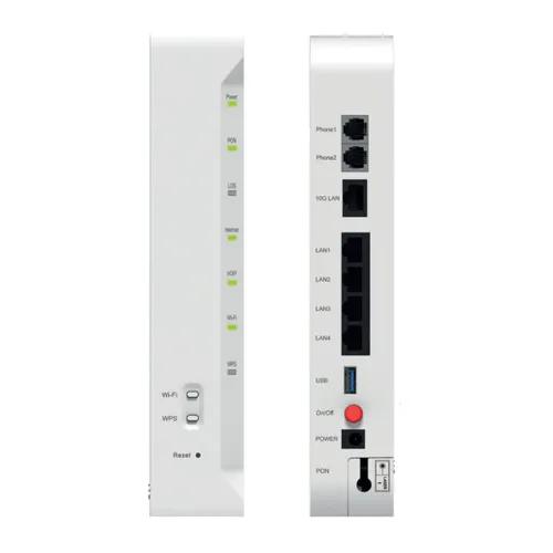 ZTE F8648P | ONT | XGSPON, 1x 10GE, 4x GE, 2x FXS, 1x USB 1