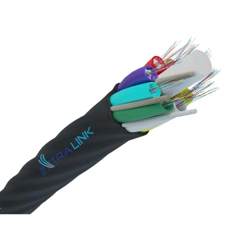 Cable de fibra óptica para microductos ZM-XOTKtsD 96F | 96J (8x12J), G.652D, 6,1 mm | Extralink 0