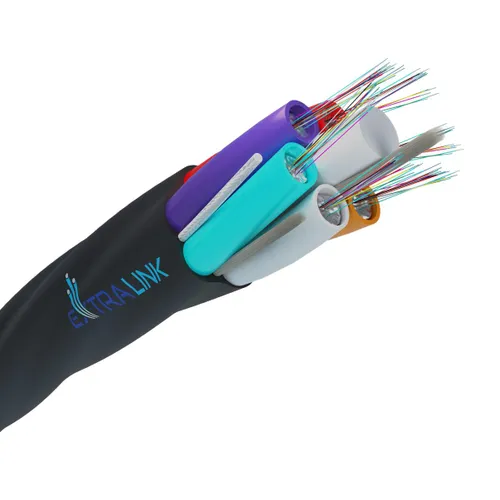 Kabel światłowodowy do mikrokanalizacji ZM-XOTKtsD 72F | 72J (6x12J), G.652D, 5,4mm | Extralink 0