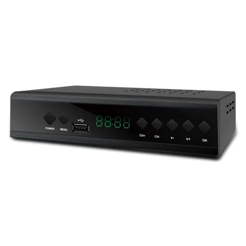 Extralink Home | Dekodér tuneru DVB-T2 pozemní TV | H.265 HEVC FULL HD USB HDMI + dálkové ovládání 1