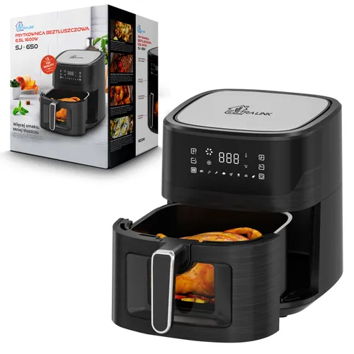 Extralink Smart Life Air Fryer SJ-650 6.5L EU | Air fryer | 1600W 0