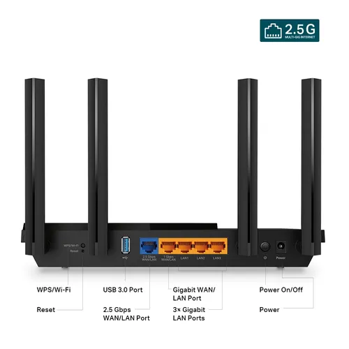 TP-Link Archer AX55 Pro | Router WiFi | WiFi6, AX3000, 2.5GE 1