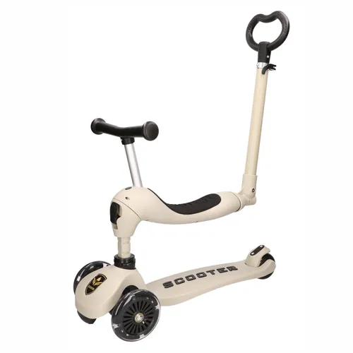 Extralink Kids Scooter Boss Ride Pro Gris | Scooter, bicicleta de equilibrio para ninos | KolorSzary